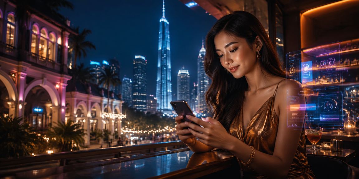 Pengguna Kuala Lumpur mengakses bonus selamat datang j10 melalui telefon mudah alih